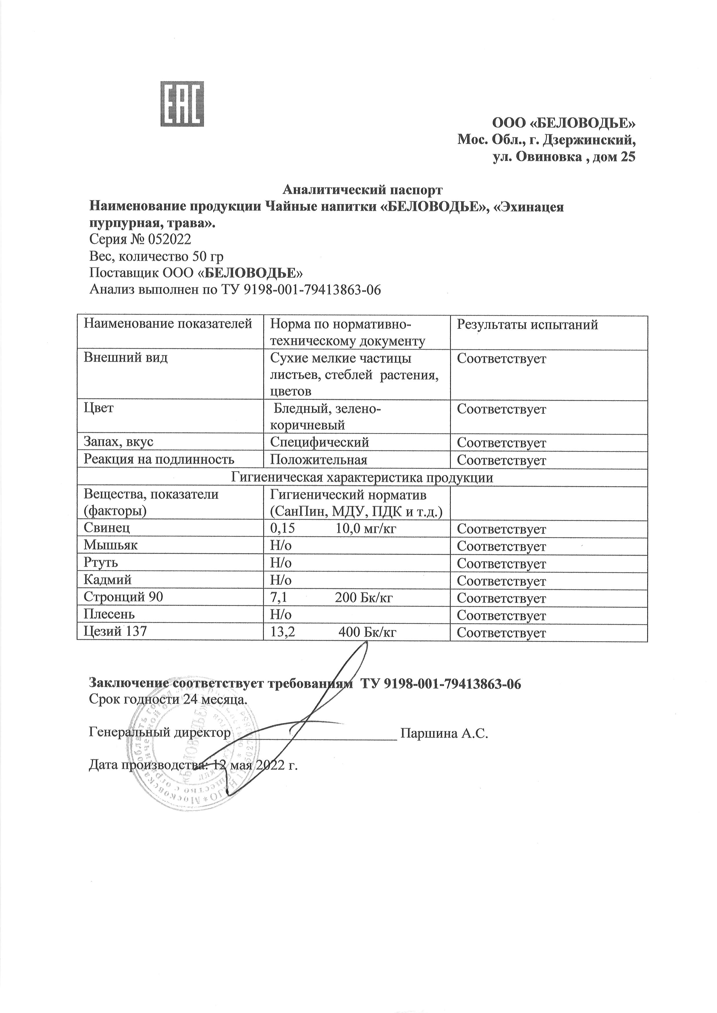 Паспорт №052022